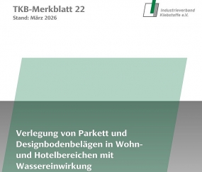 TKB 22: Pokládka parket  a designových podlahových krytin v  obytných a  hotelových prostorách s působením vody 