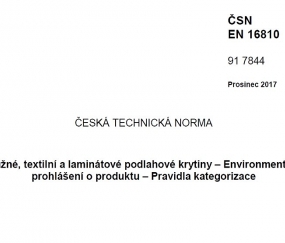 ČSN EN 16810 (91 7844) platí od 1. ledna 2018