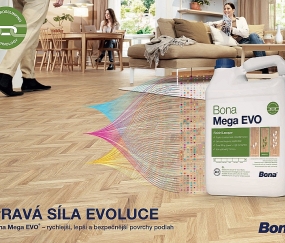 Pravá síla evoluce: Bona Mega EVO®