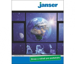 Už máte nový katalog strojů a nářadí pro podlaháře od firmy Janser?