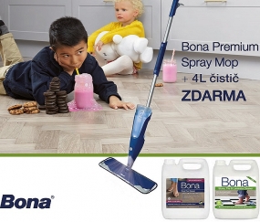 Akce na prémiový mop + čistící prostředek zdarma, do 21. prosince