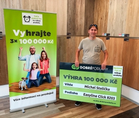 Výherce soutěže o 100 000 Kč