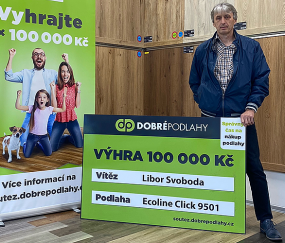 DOBRÉ PODLAHY losovaly výherce 100 000 Kč. Kdo vyhrál?