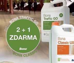 Akce 2+1: Bona Traffic GO + Bona Classic UX zdarma, do 30. září